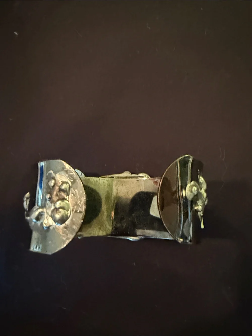 Cool Funky Artisan Green Multi-Stone Statement Ring